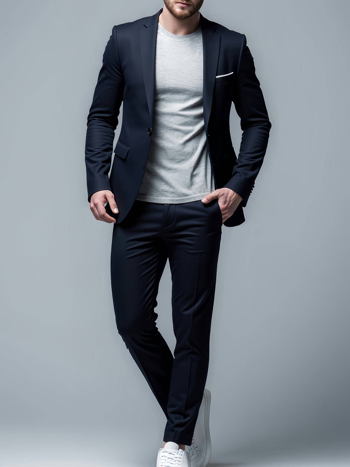 WISEMERE™ | Men's Stretch Two-Button Suit
