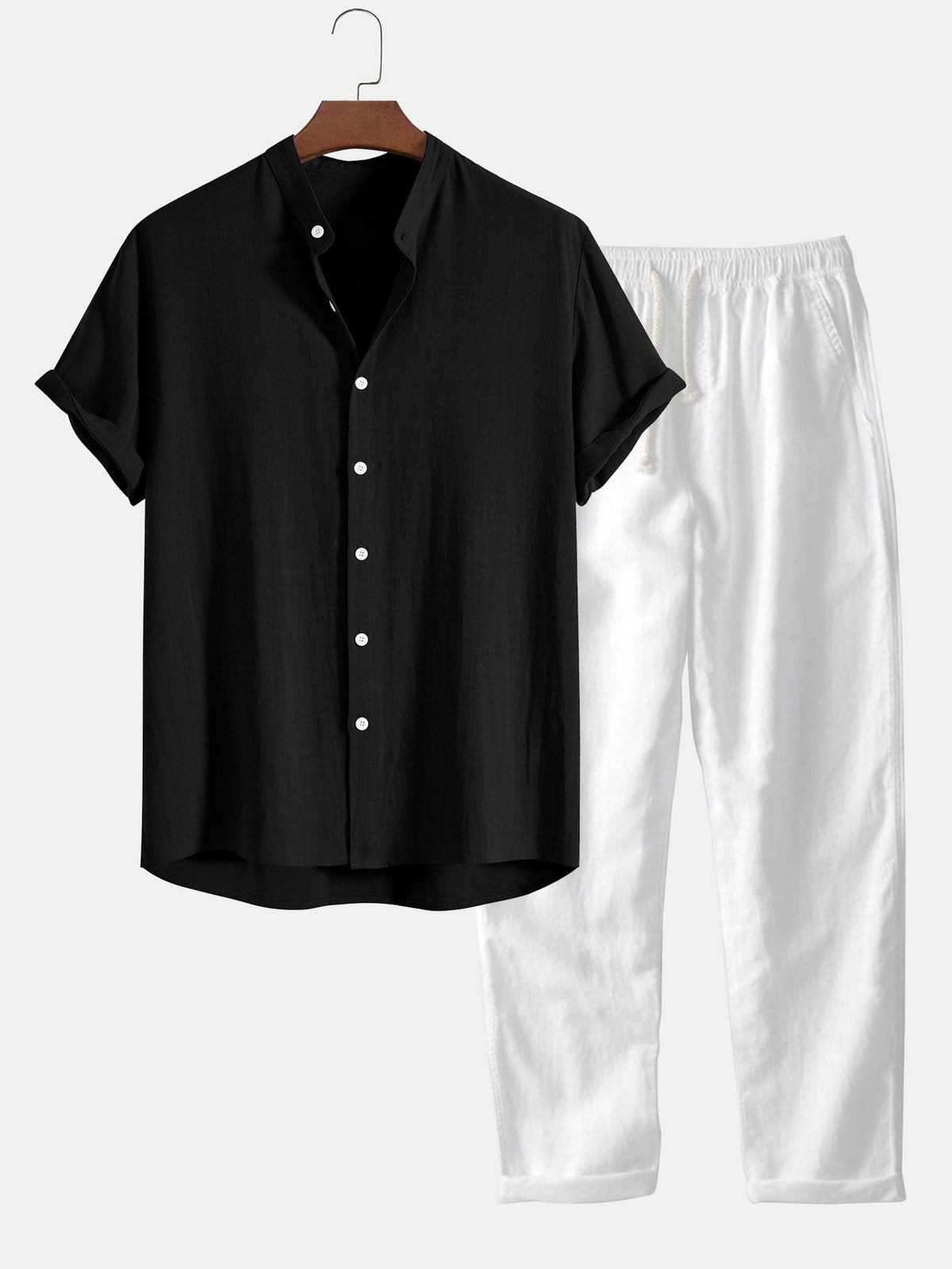WISEMERE™ | Men's Relaxed Linen Co-Ord Set