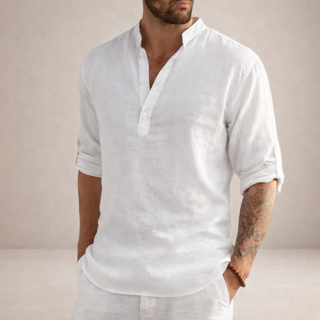 WISEMERE™ | Stand Collar Shirt
