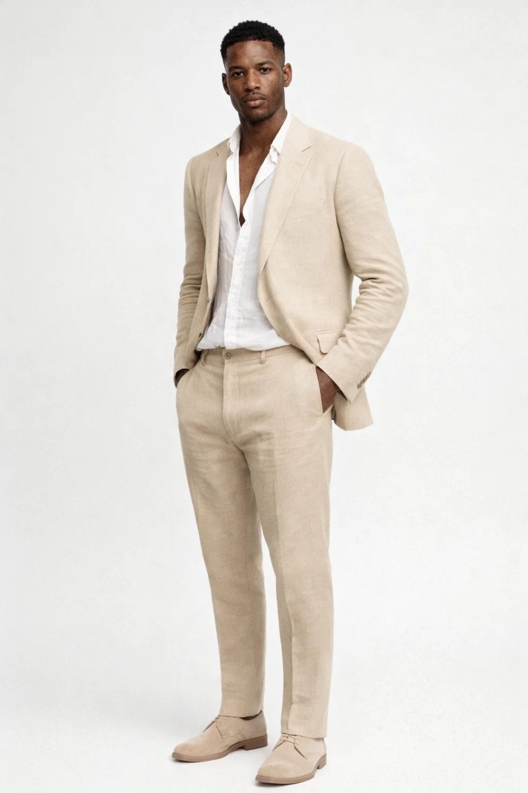 WISEMERE™ | Men's Straight-Fit Suit Set