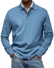 AVANOAH | ELEGANT LONG-SLEEVED POLO FOR MEN