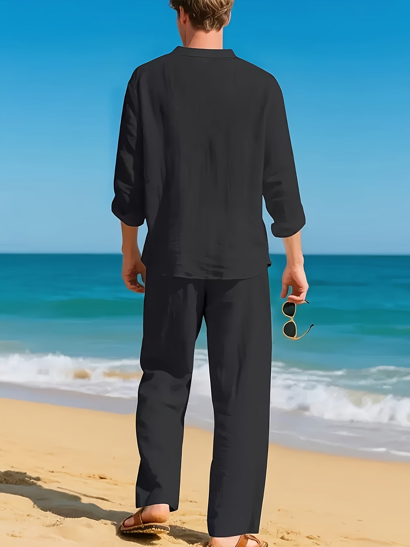 WISEMERE™ | Men's Coords Woven Linen