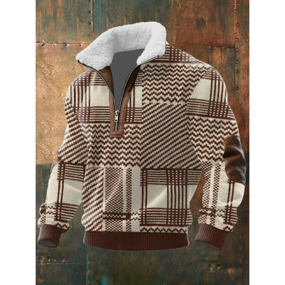 WISEMERE | HIGH COLLAR FLEECE SWEATER