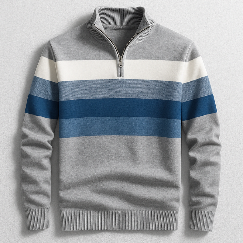 WISEMERE | PULLOVER WITH ZIP FOR MEN
