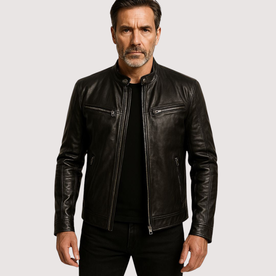 WISEMERE | ELEGANT LEATHER JACKET FOR MEN