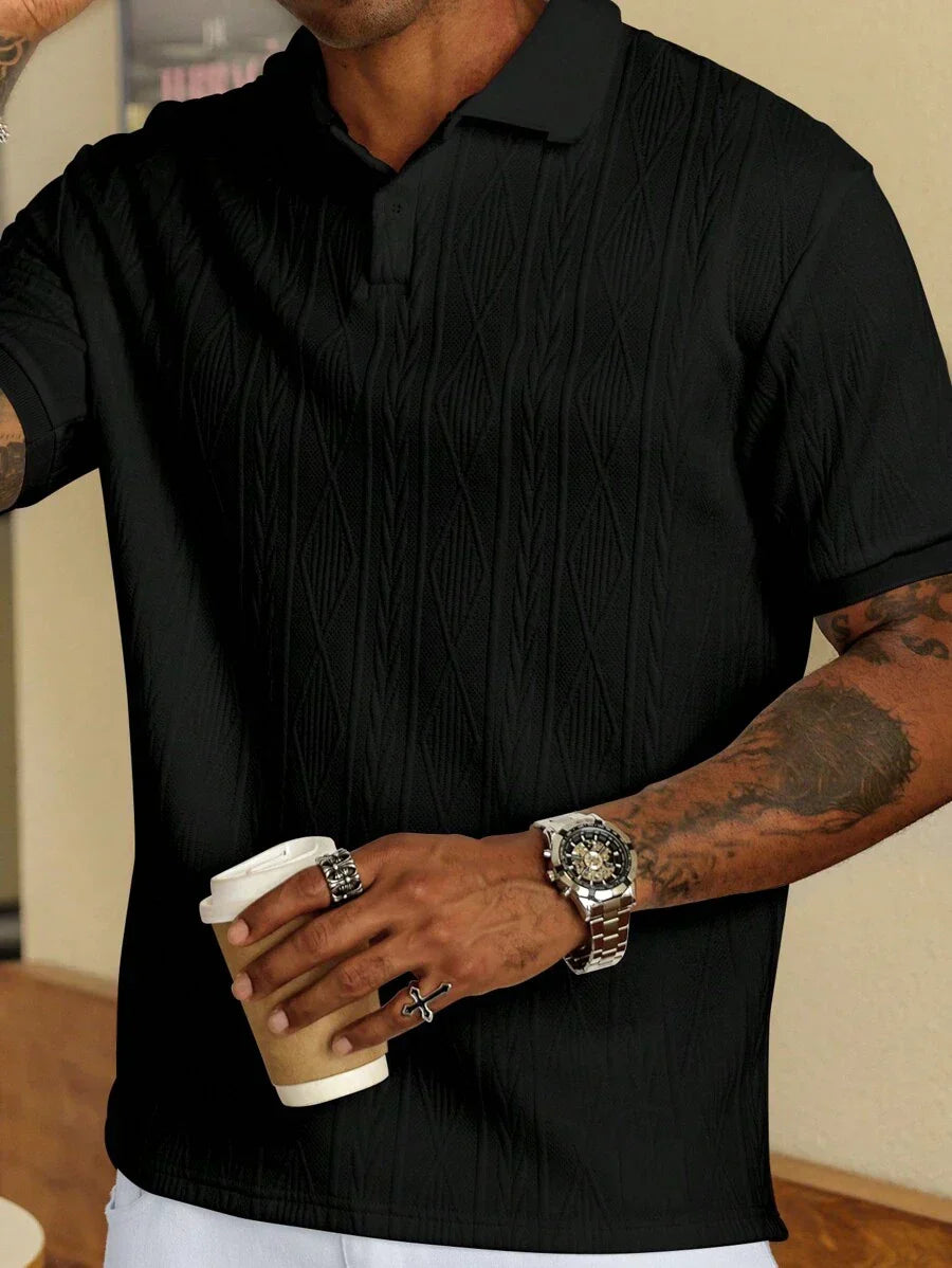 WISEMERE | CASUAL SUMMER POLO WITH BUTTONS