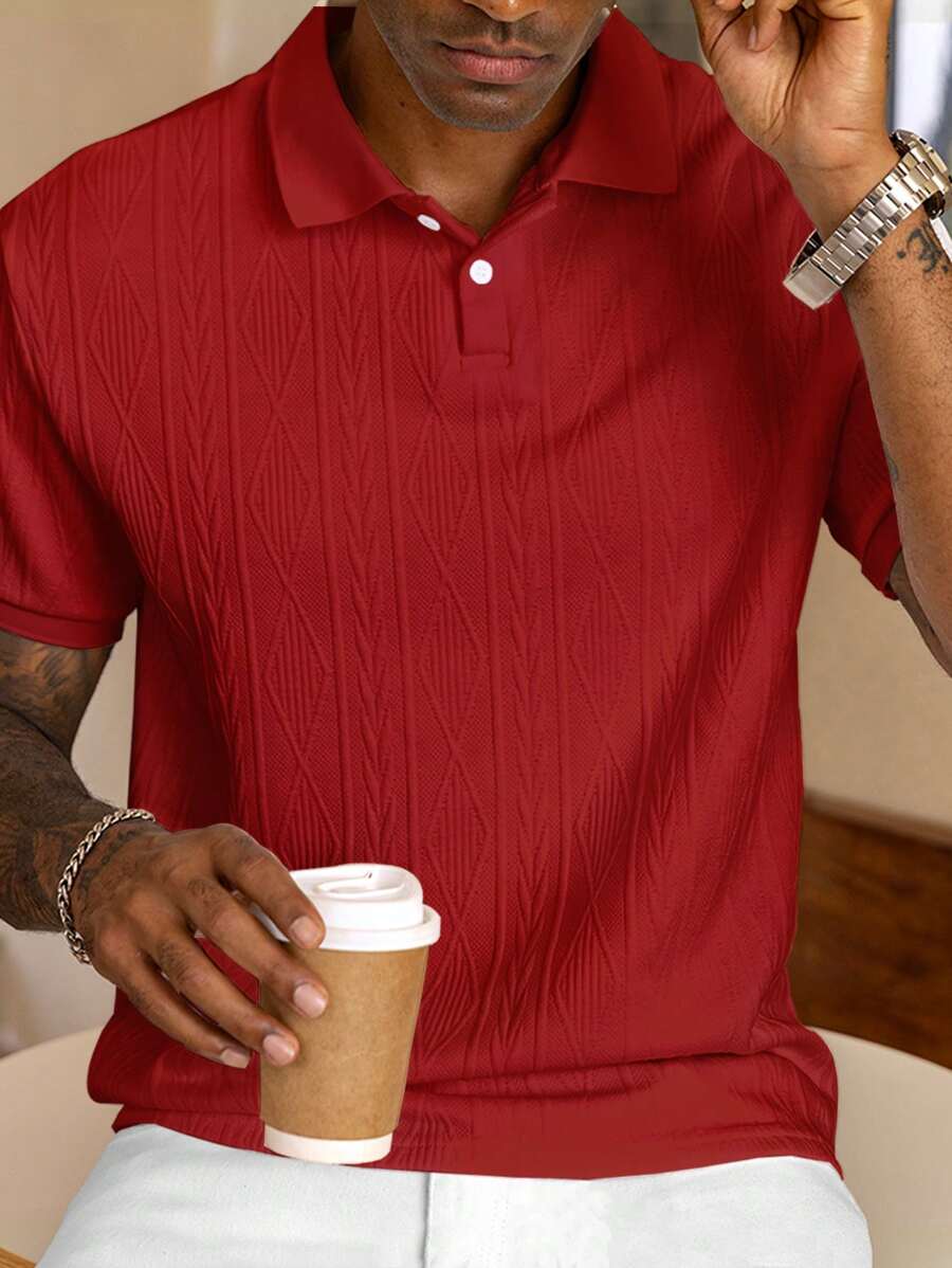 WISEMERE | CASUAL SUMMER POLO WITH BUTTONS