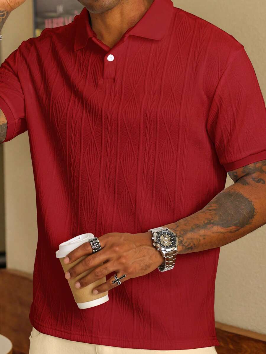 WISEMERE | CASUAL SUMMER POLO WITH BUTTONS