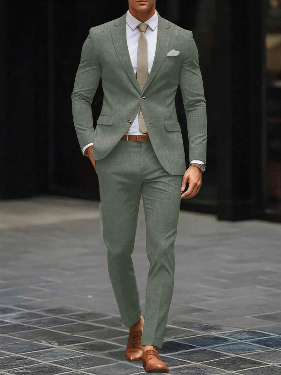 WISEMERE™ | Men's Slim Two-Piece Casual Suit