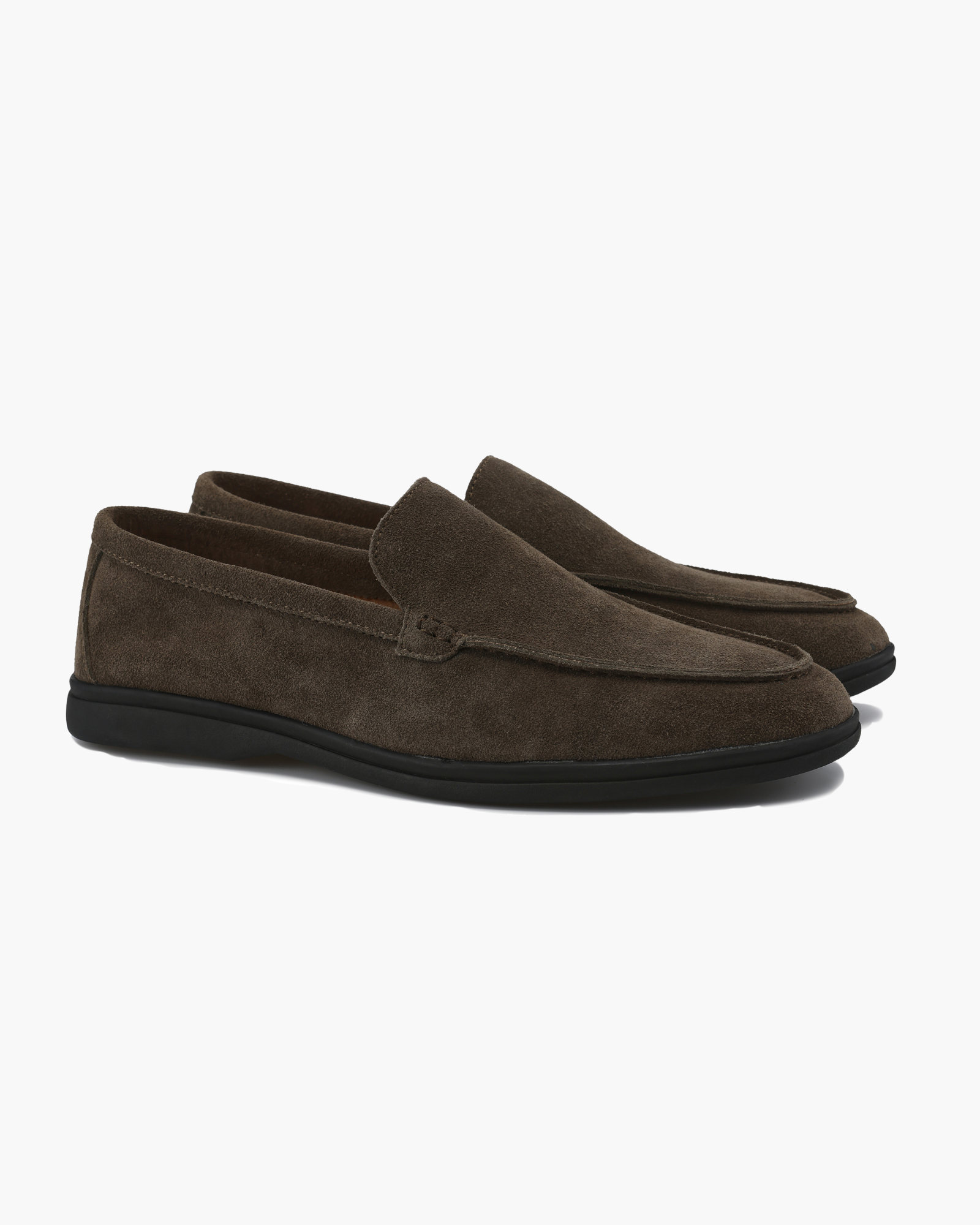Wisemere | Premium Suede Loafers - Black Soles