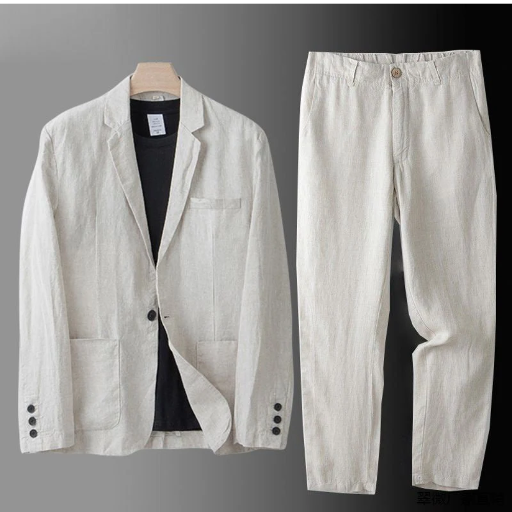 WISEMERE™ | Men's Pure Linen Coord