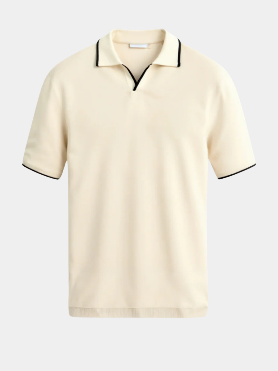 AVANOAH | CUSTOM POLO IN PIQUÉ WITH CONTRASTING DETAILS