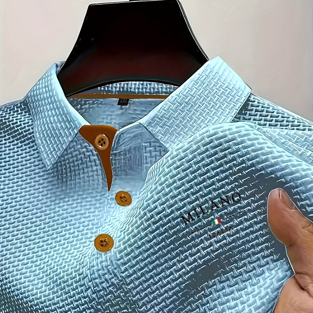 WISEMERE™ | Men's Basketweave Polo