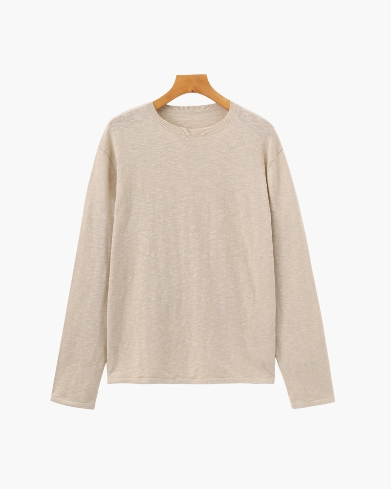 Wisemere | Linen Cotton Essential Crewneck