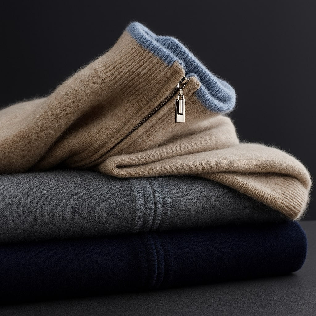 WISEMERE | MEN'S ZIP SWEATER