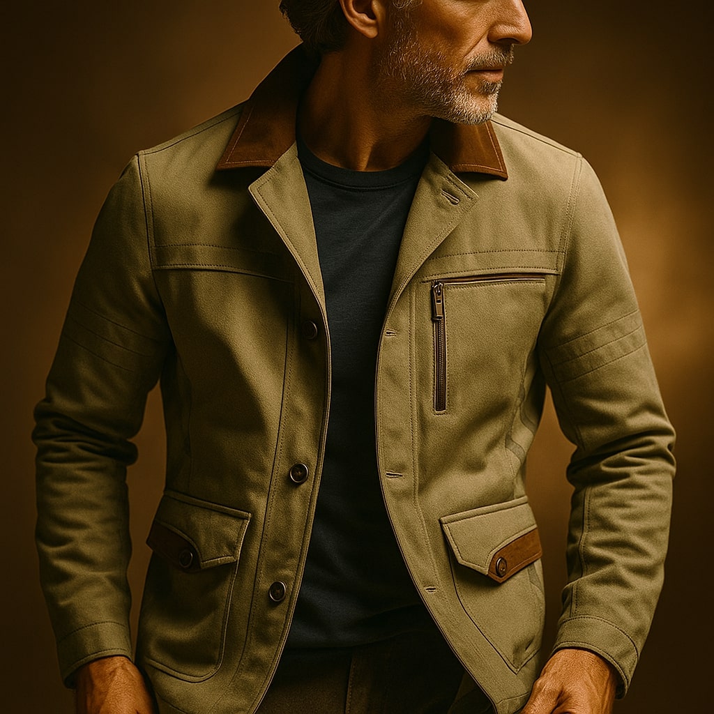 WISEMERE | TWILL FIELD JACKET FOR MEN