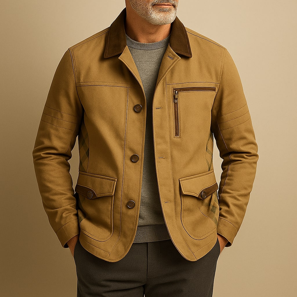 WISEMERE | TWILL FIELD JACKET FOR MEN