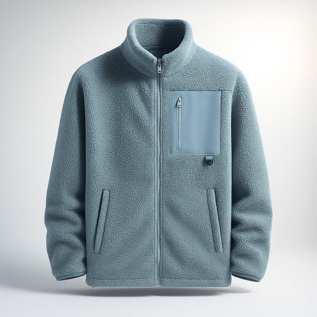 WISEMERE | FLEECE JACKET WITH ZIP FOR MEN