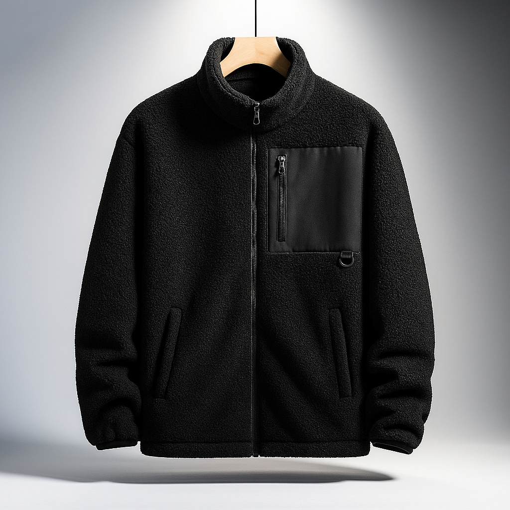 WISEMERE | FLEECE JACKET WITH ZIP FOR MEN