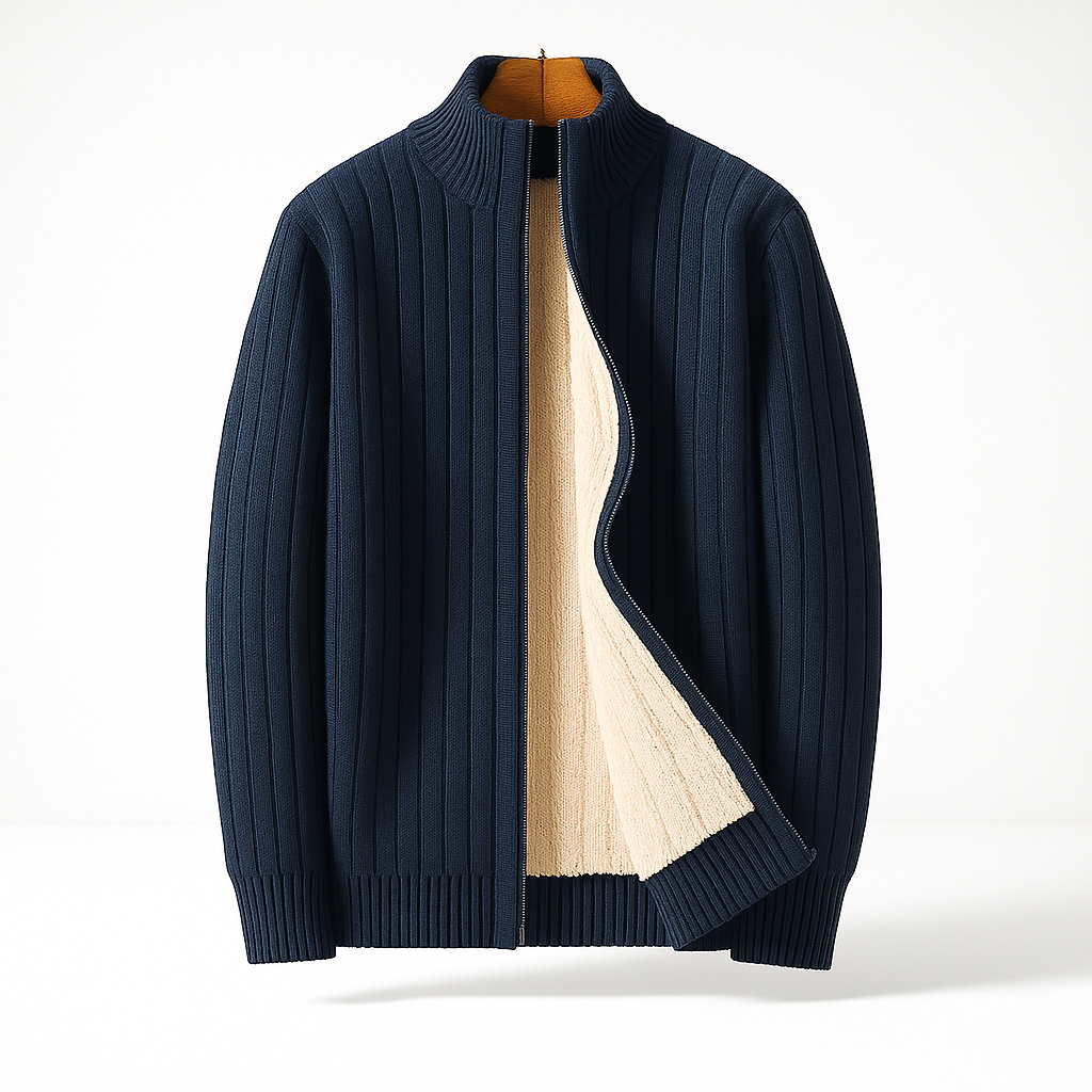 WISEMERE | ELEGANT AND FASHIONABLE CARDIGAN WITH ZIP FOR MEN