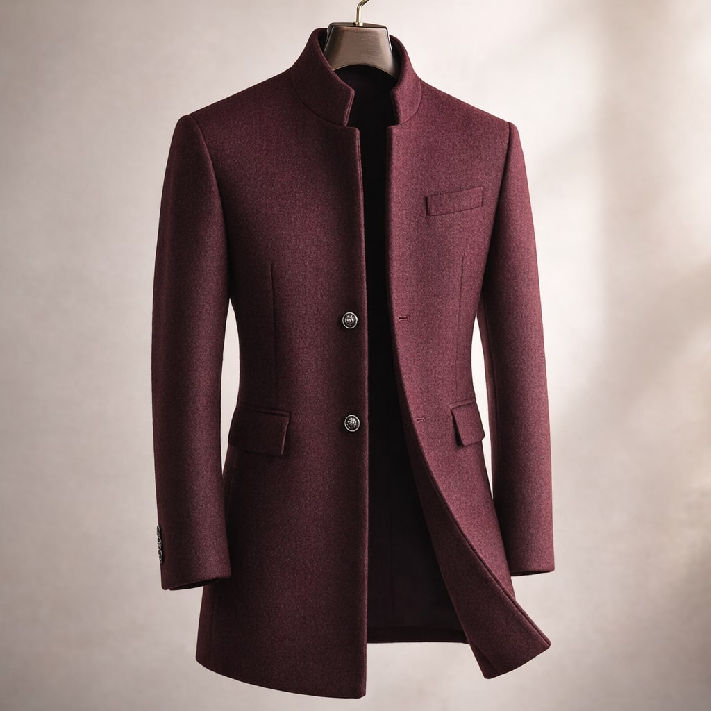 WISEMERE | HIGH COLLAR COAT FOR MEN