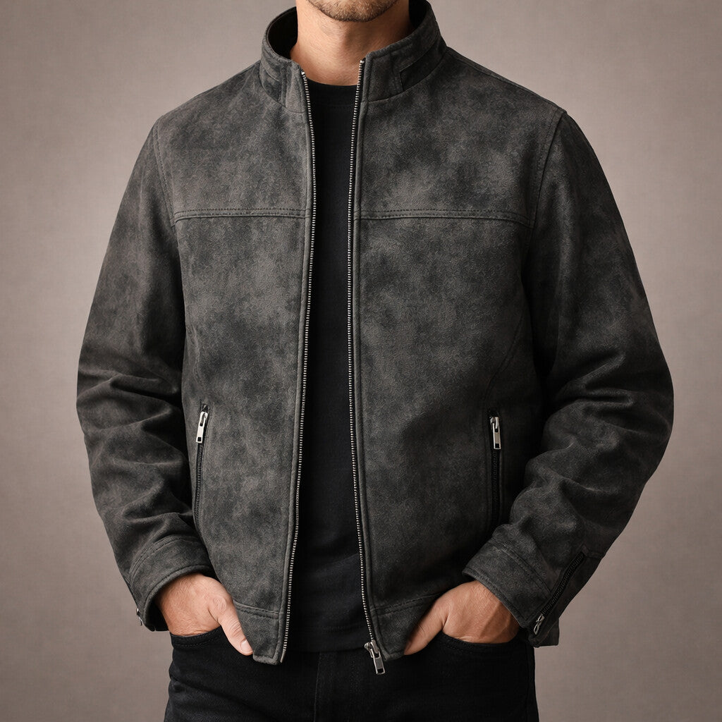 WISEMERE | SLIM FIT MOTORCYCLE JACKET FOR MEN