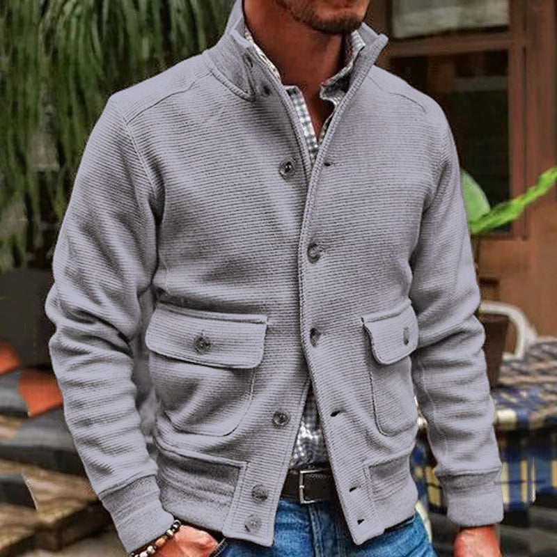 WISEMERE | CLASSIC HIGH COLLAR JACKET FOR MEN