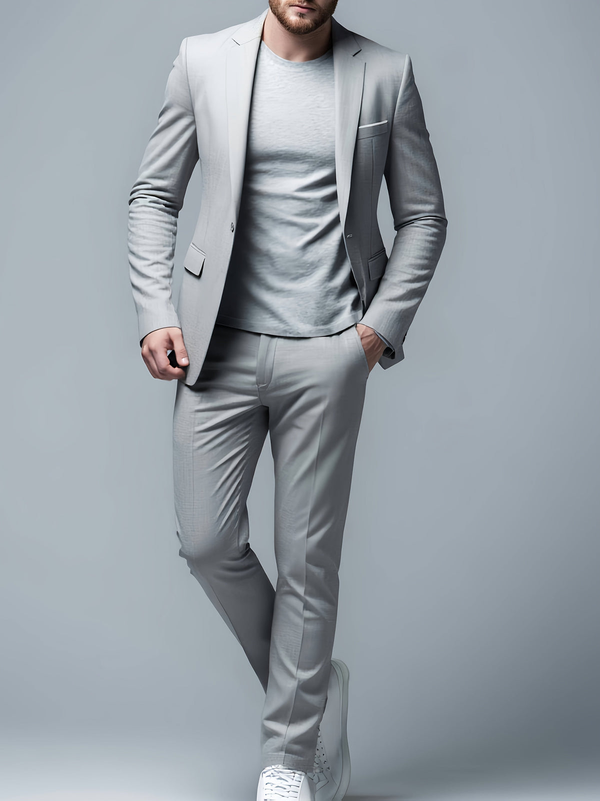 WISEMERE™ | Men's Stretch Two-Button Suit