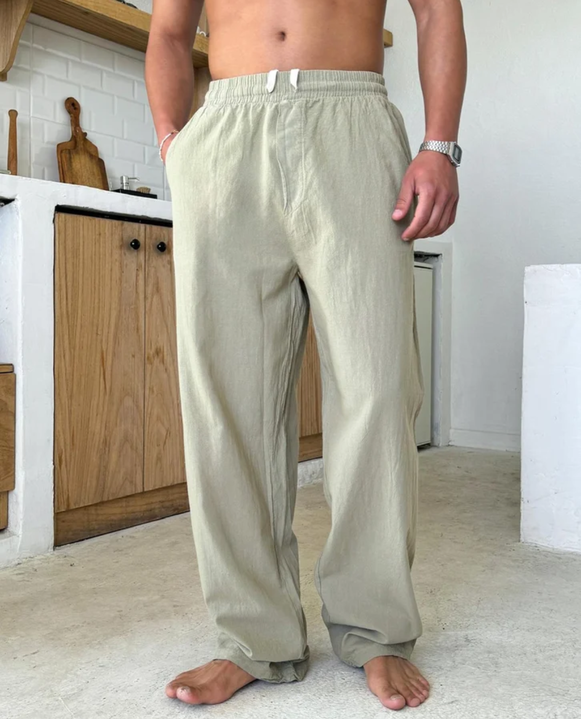 WISEMERE™ | Men's Sicily Linen Trousers