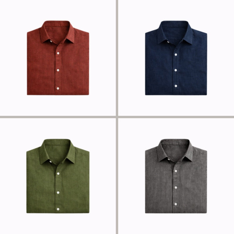 WISEMERE™ | Men's Cotton-Linen Longsleeve