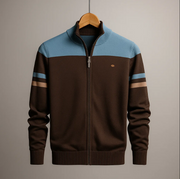 WISEMERE | COLORBLOCK HOODIE WITH ZIP FOR MEN