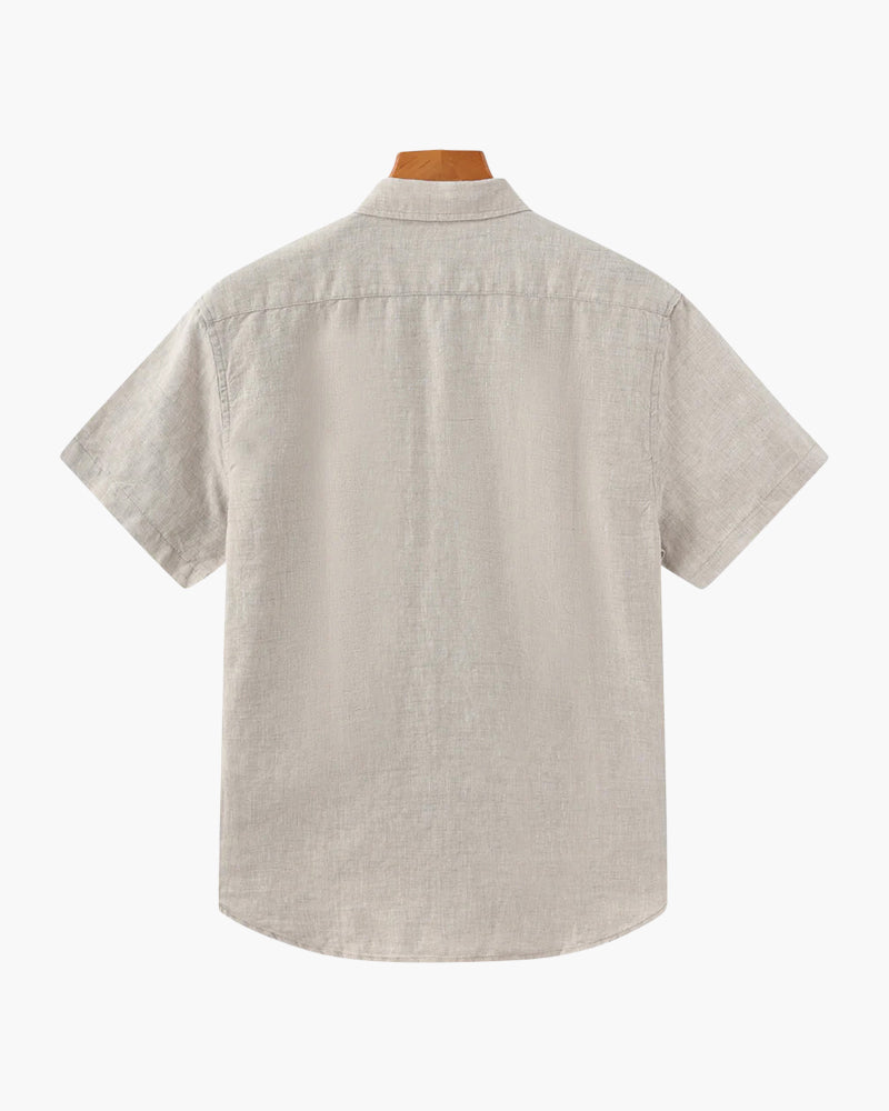 WISEMERE | LINEN SHIRT (SHORTSLEEVE)