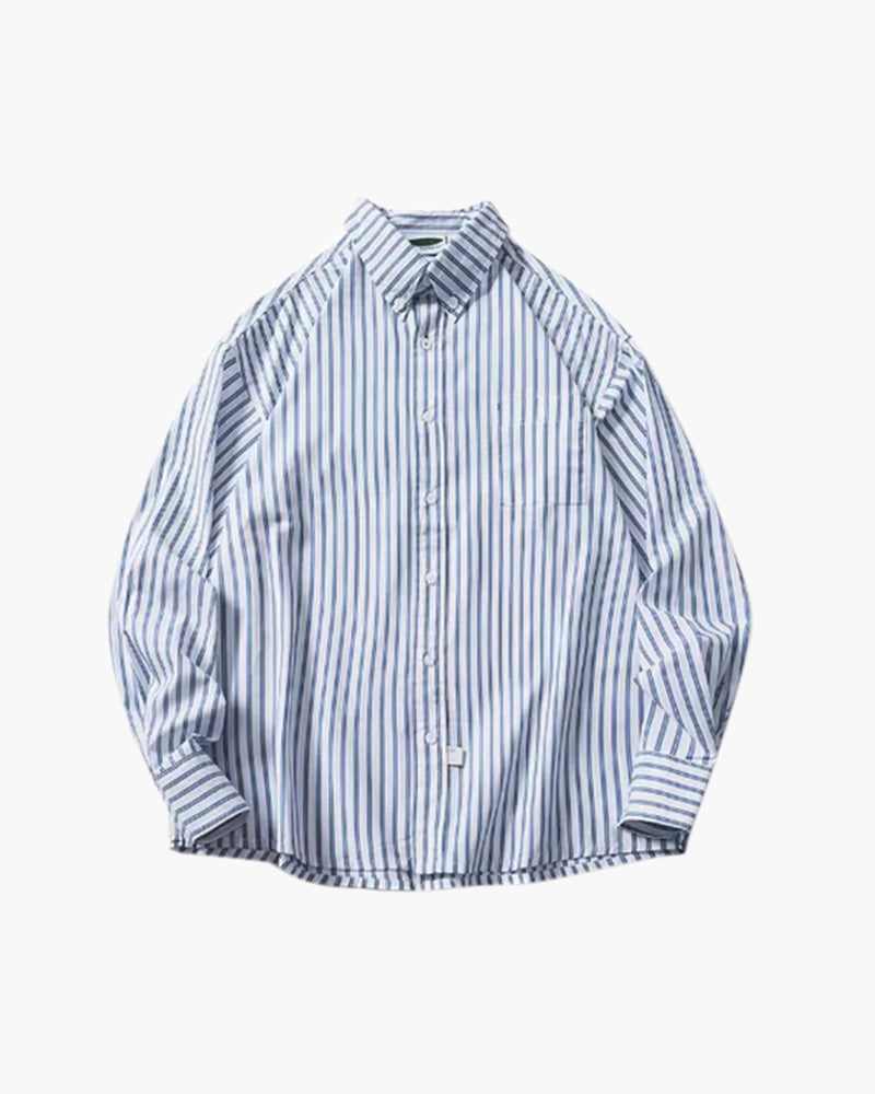 Wisemere | Oversized Striped Shirt