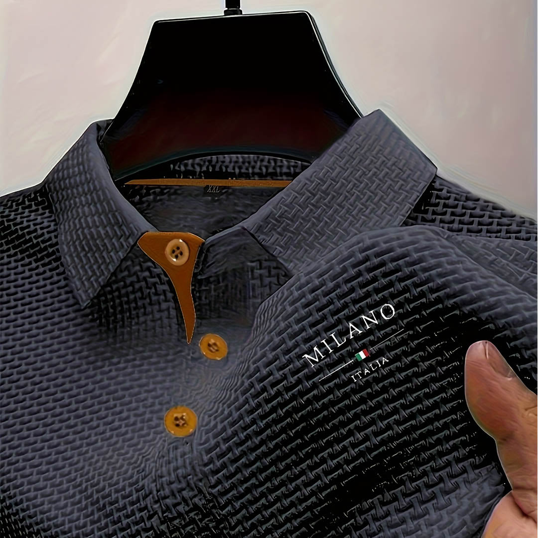 WISEMERE™ | Men's Basketweave Polo