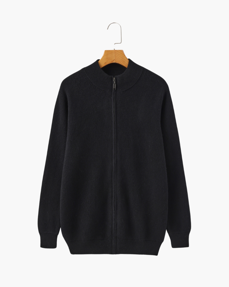 WISEMERE | CASHMERE ZIP-UP SWEATER