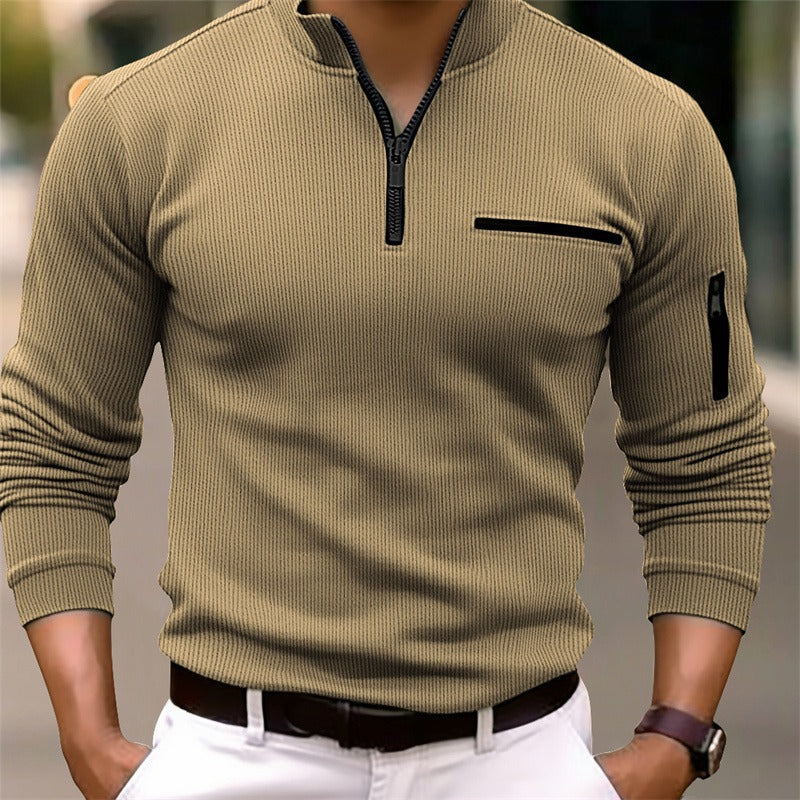 AVANOAH | LONG SLEEVE SHIRT WITH ZIP