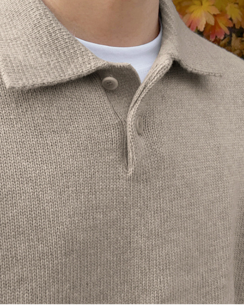 Wisemere | Woolen Button Half Zip