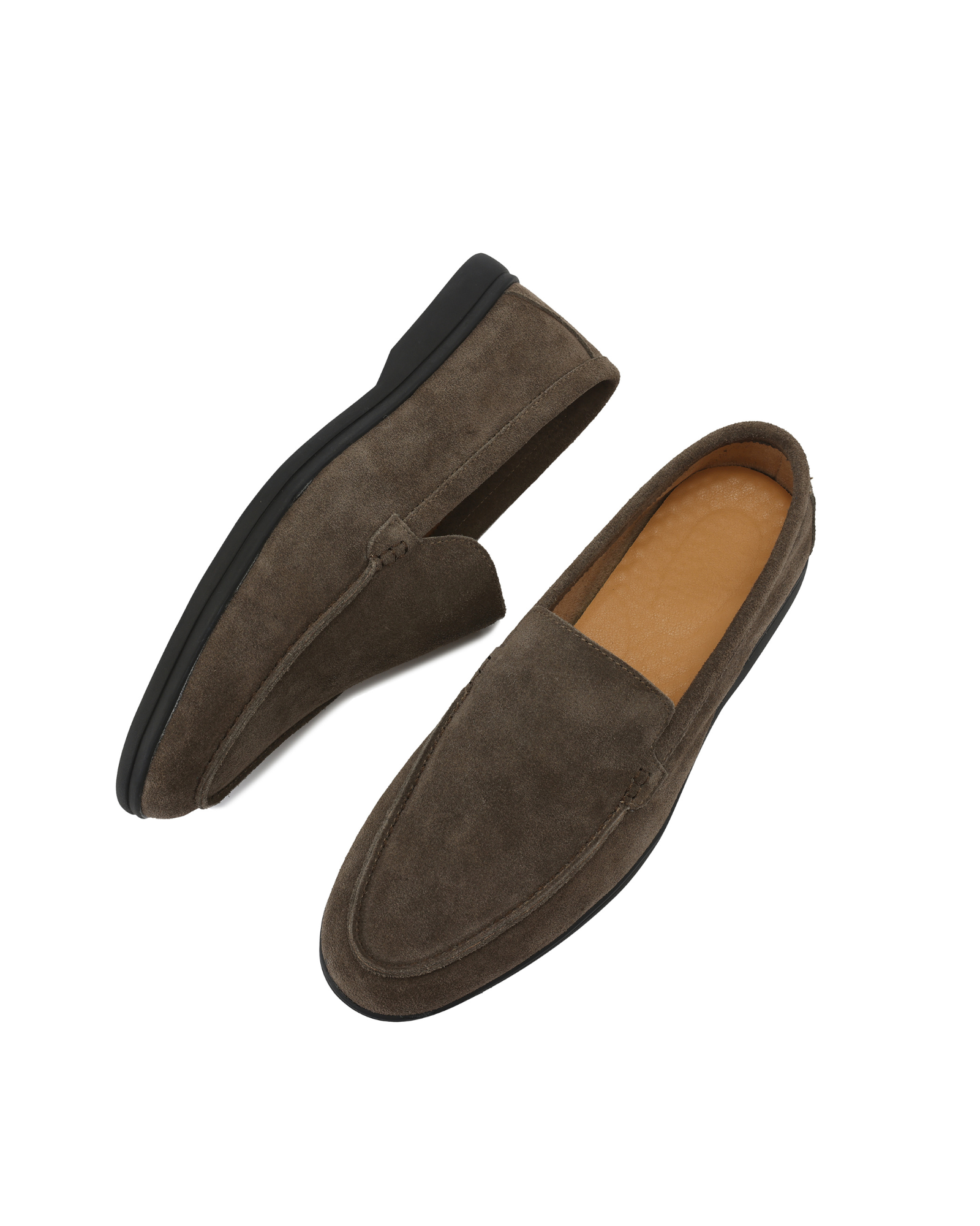 Wisemere | Premium Suede Loafers - Black Soles