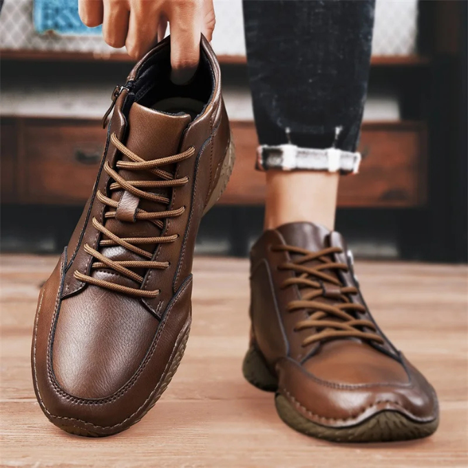 WISEMERE | RUGGED LEATHER BOOTS FOR MEN