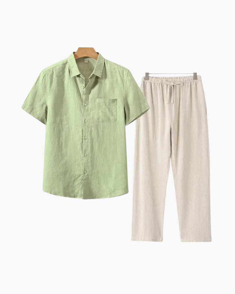WISEMERE | LINEN COMBO (SHORTSLEEVE)