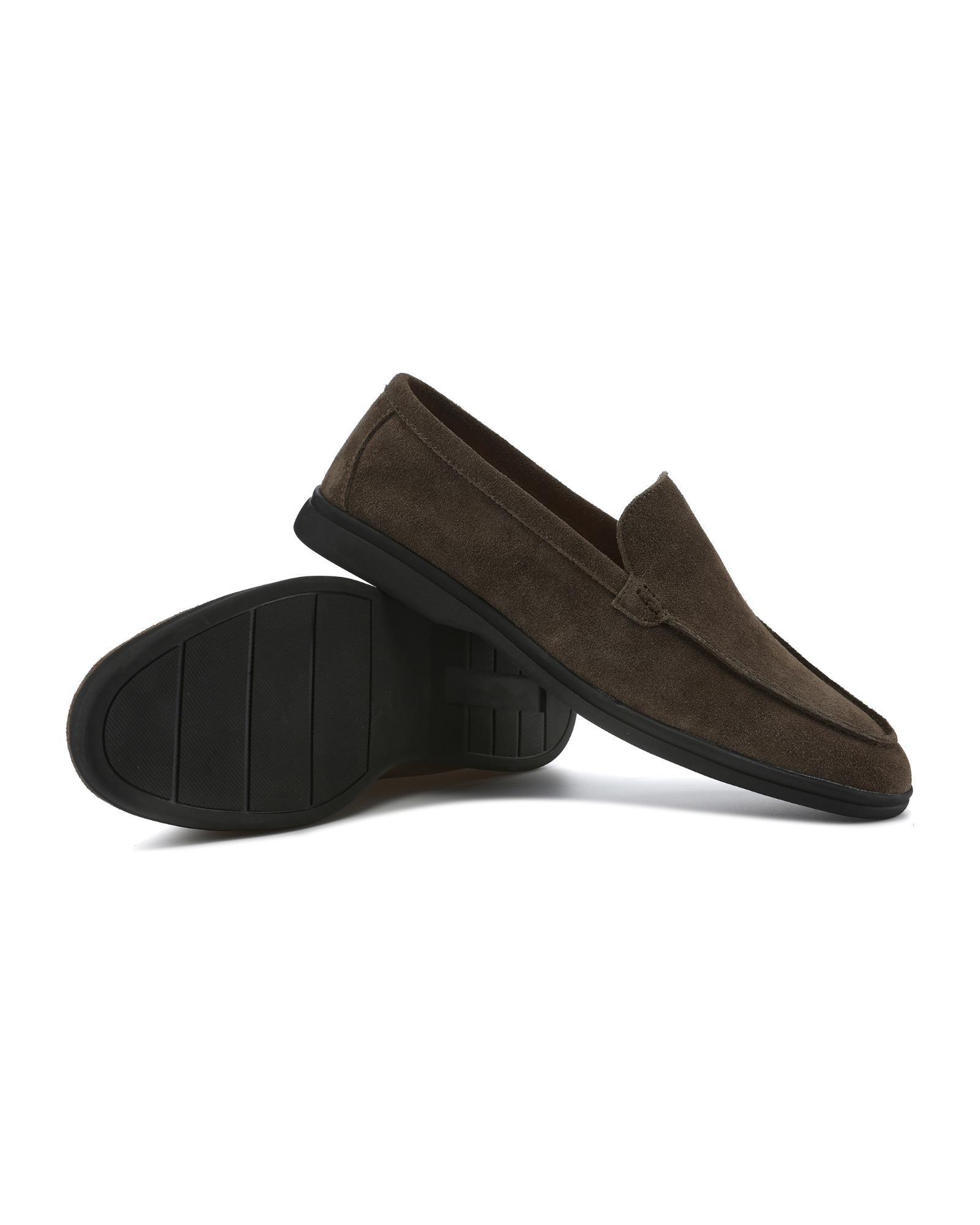 Wisemere | Premium Suede Loafers - Black Soles