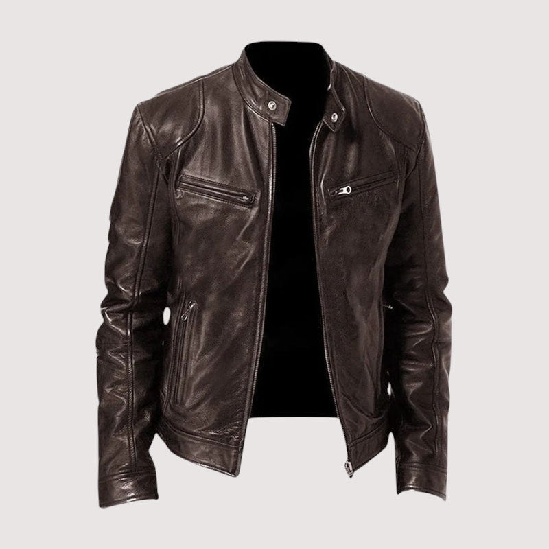 WISEMERE | ELEGANT LEATHER JACKET FOR MEN