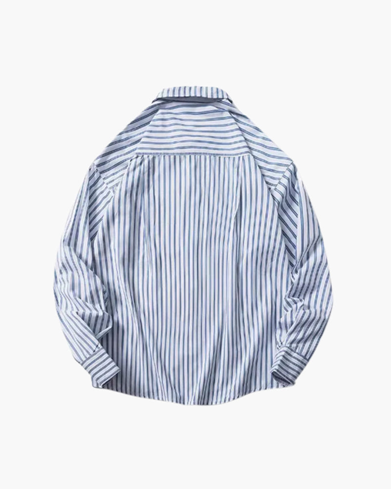 Wisemere | Oversized Striped Shirt