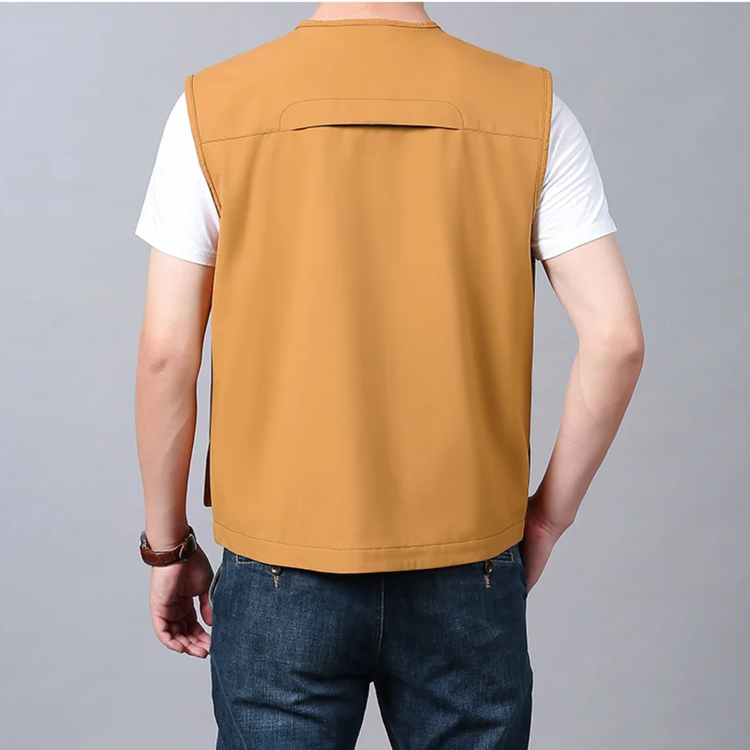 WISEMERE™ | Men's Multi-Pocket Breathable Cargo Vest