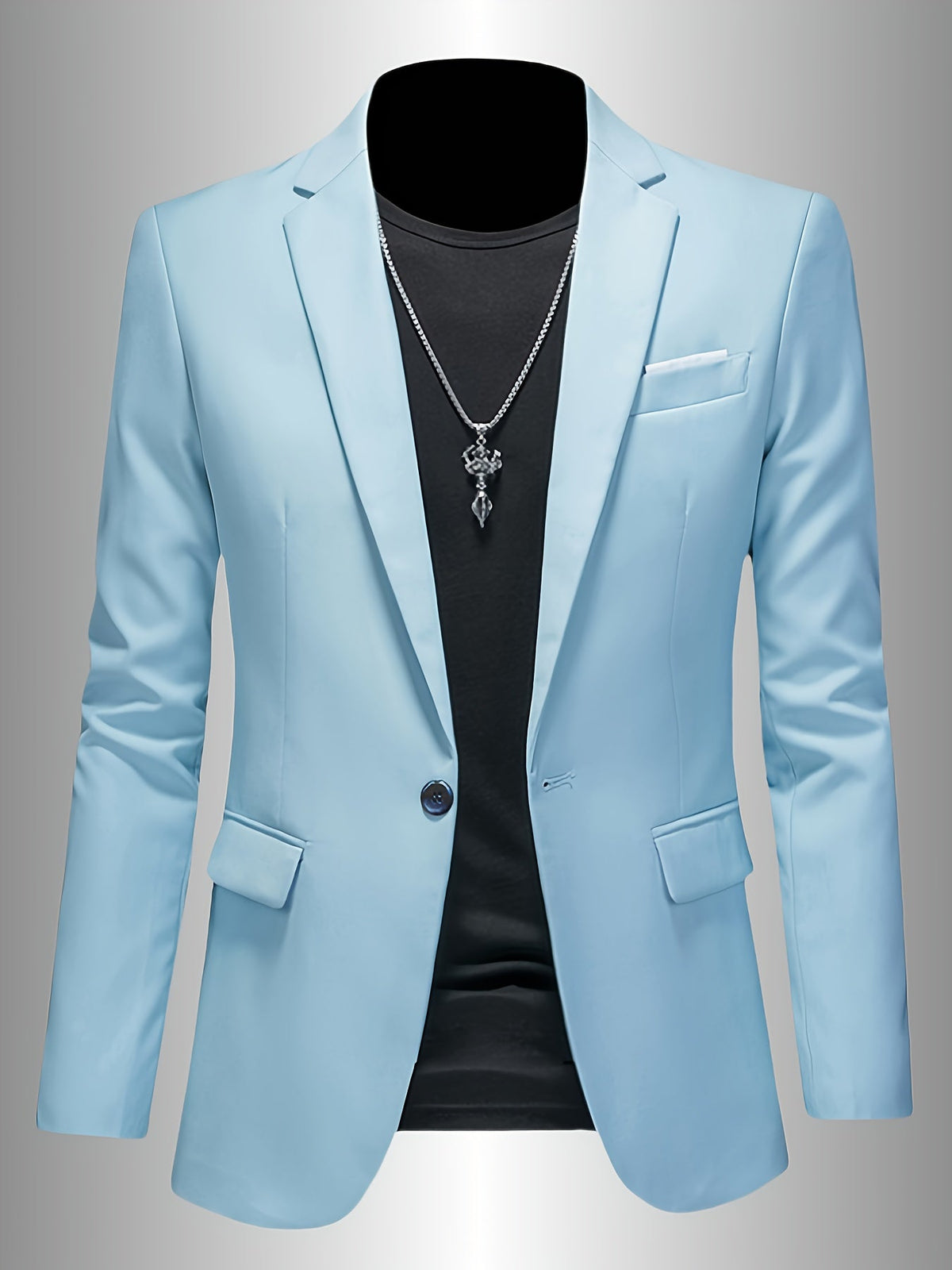 WISEMERE™ | Men's Skinny-Fit Woven Blazer