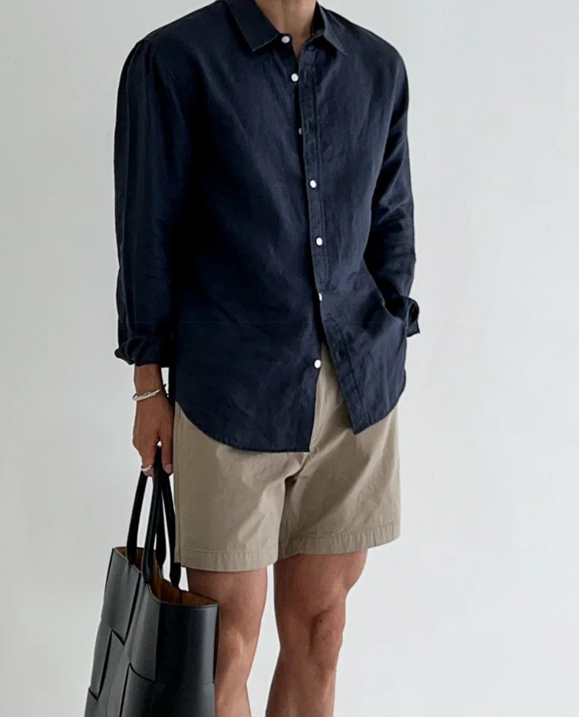 WISEMERE™ | Men's Santorini Linen Shirt