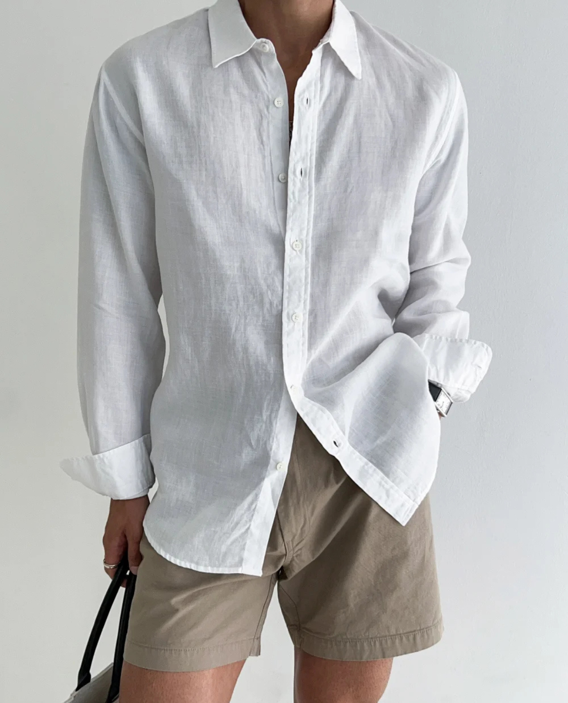 WISEMERE™ | Men's Santorini Linen Shirt