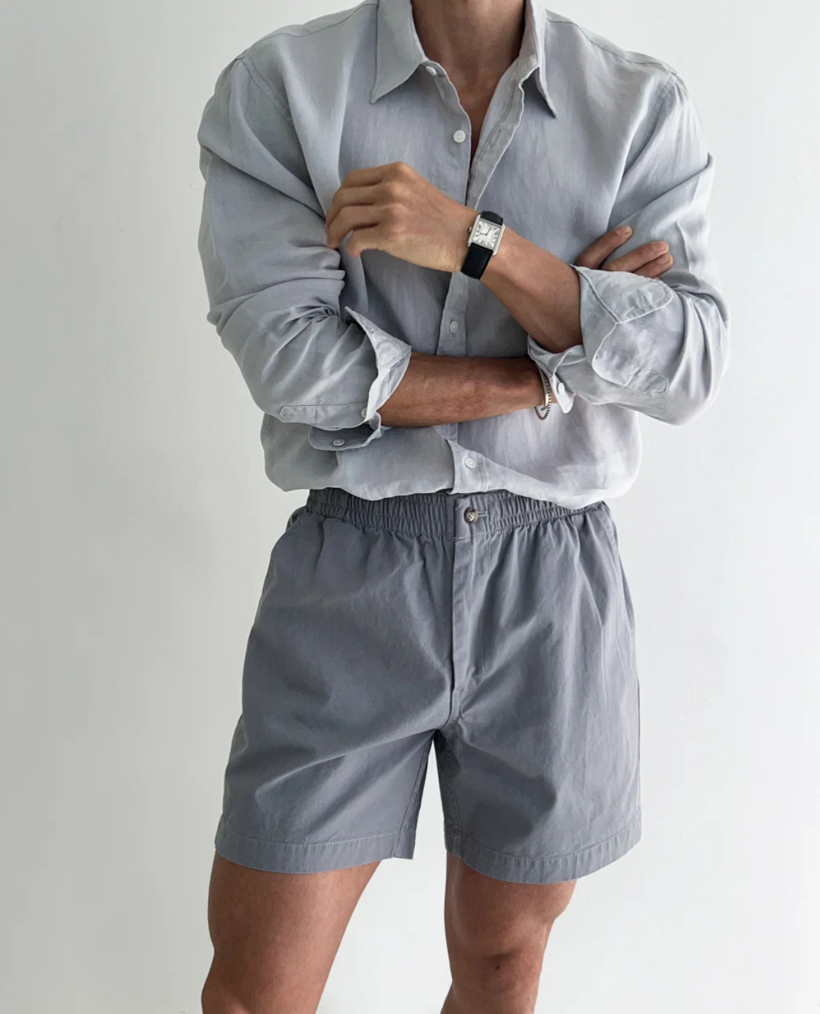 WISEMERE™ | Men's Santorini Linen Shirt