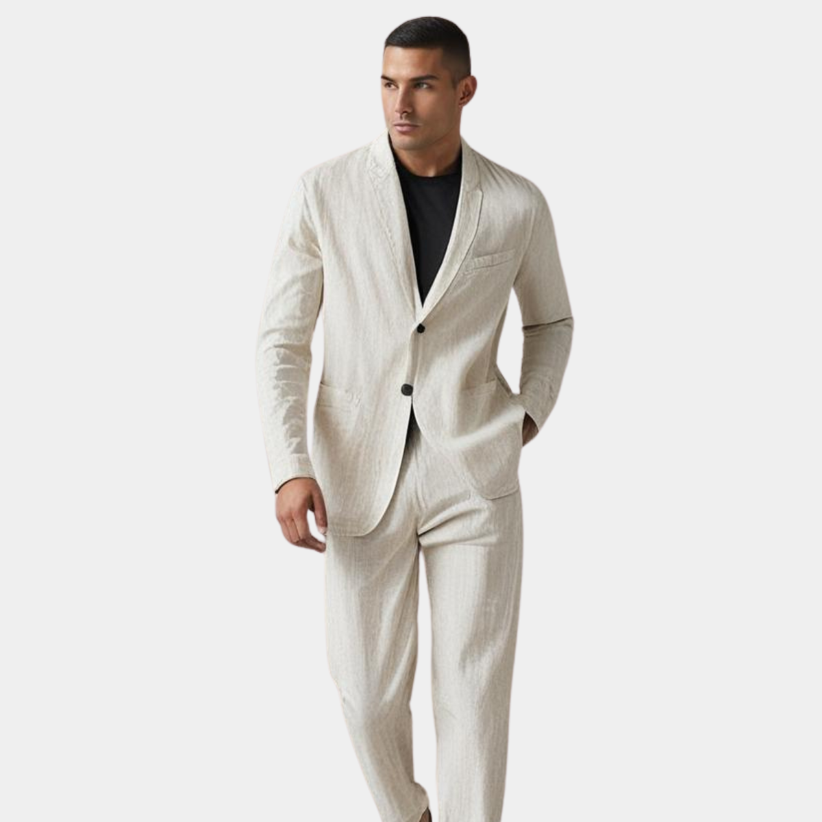 WISEMERE™ | Men's Linen-Cotton Suit