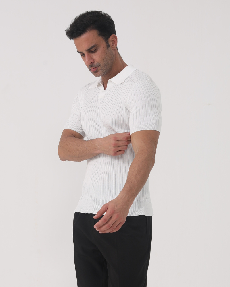 Wisemere | Ribbed Cotton Polo